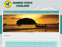Tablet Screenshot of marinepartsthailand.com